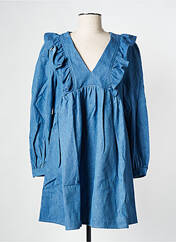 Robe courte bleu ROSAE pour femme seconde vue