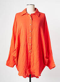 Chemisier orange PARISIENNE ET ALORS femme