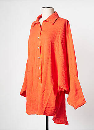 Chemisier orange PARISIENNE ET ALORS femme