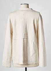 Gilet manches longues beige VILA pour femme seconde vue