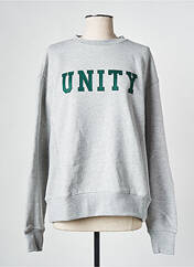 Sweat-shirt gris MINIMUM pour homme seconde vue