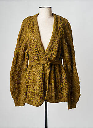 Gilet manches longues vert LOUISE MISHA femme
