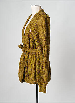 Gilet manches longues vert LOUISE MISHA femme