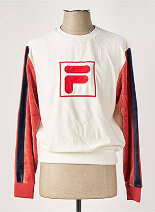 Sweat-shirt blanc FILA fille
