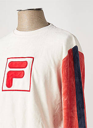Sweat-shirt blanc FILA fille