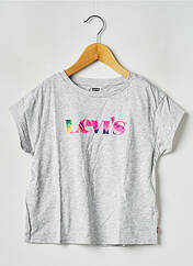 T-shirt gris LEVIS pour fille seconde vue