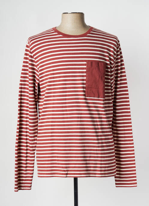 T-shirt rouge OLOW pour homme