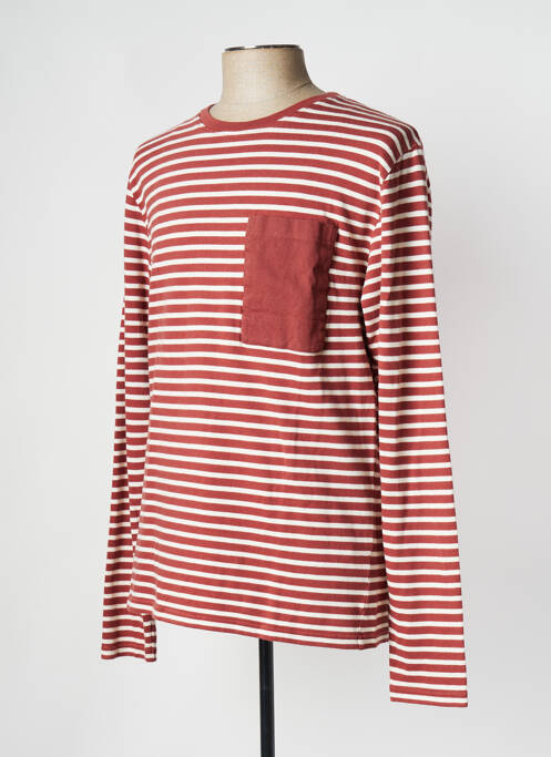 T-shirt rouge OLOW pour homme