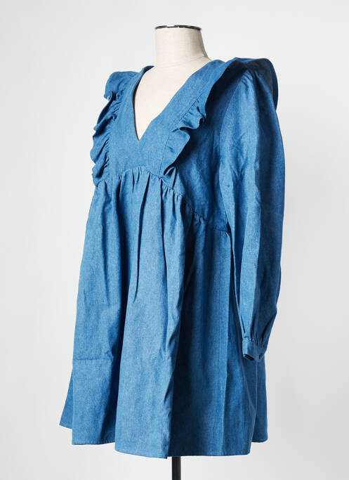 Robe courte bleu ROSAE pour femme