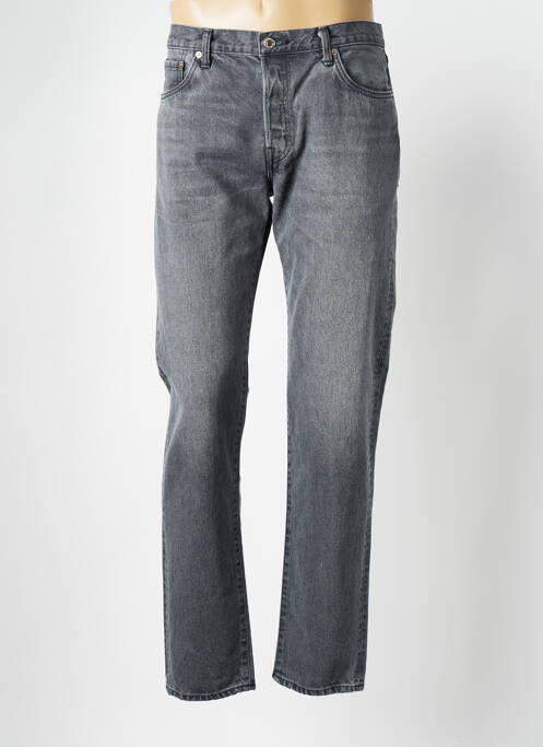 Jeans coupe droite gris EDWIN pour homme