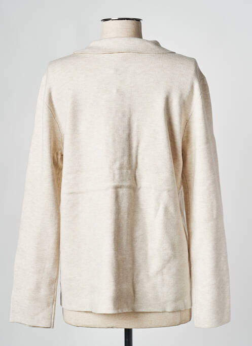 Gilet manches longues beige VILA pour femme