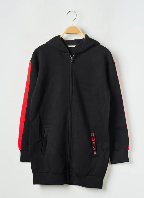 Gilet manches longues noir GUESS pour fille