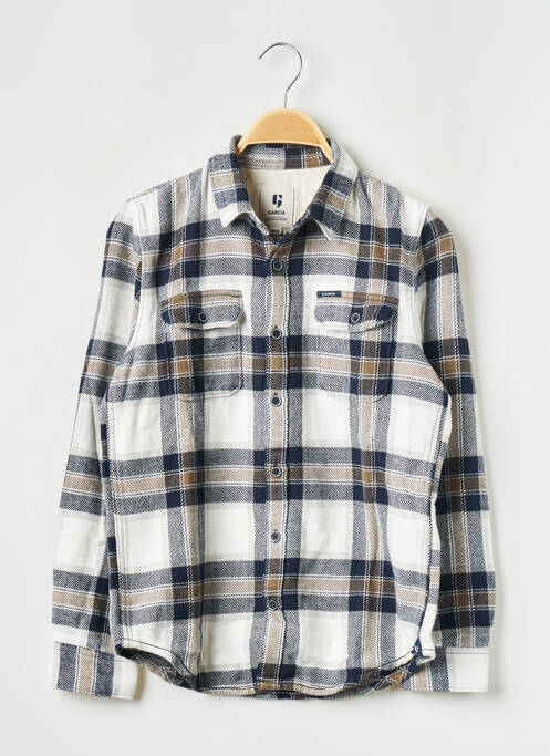 Chemise manches longues blanc GARCIA pour garçon