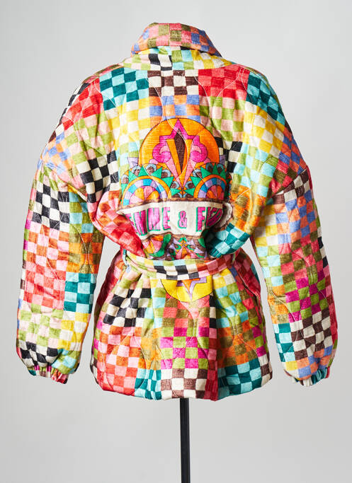 Manteau court jaune SAK'S pour femme