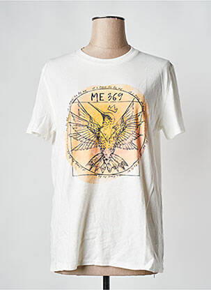 T-shirt blanc SAK'S pour femme