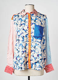 Chemisier bleu SACK'S femme