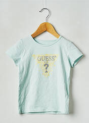 T-shirt bleu GUESS pour fille seconde vue