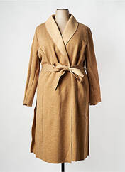 Manteau long marron EVOKED VILA pour femme seconde vue