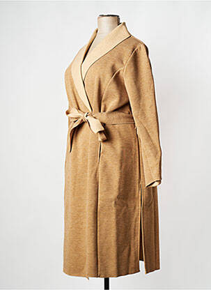 Manteau long marron EVOKED VILA femme