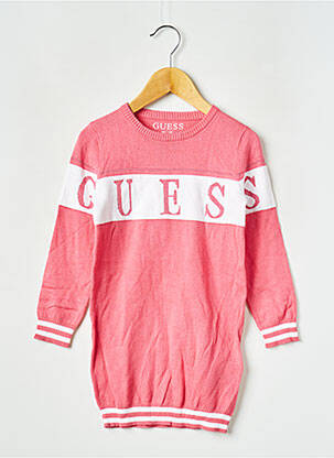 Robe courte rose GUESS fille