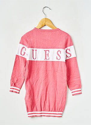 Robe courte rose GUESS fille