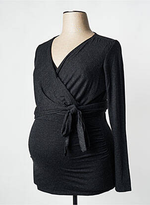 T-shirt / Top maternité gris NOPPIES pour femme