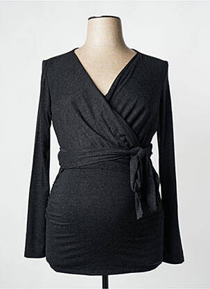 T-shirt / top maternité gris NOPPIES femme
