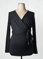 T-shirt / Top maternité gris NOPPIES pour femme seconde vue