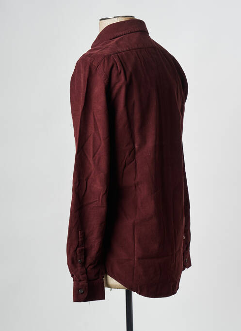 Chemise manches longues rouge PAUL SMITH pour homme