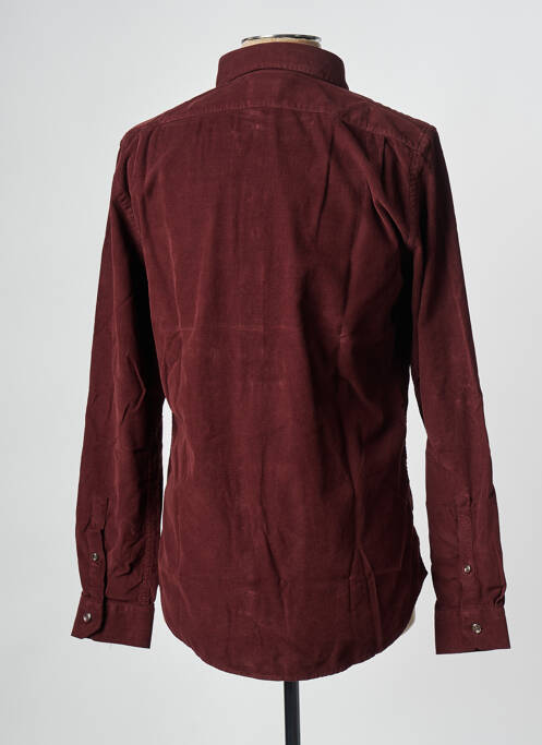 Chemise manches longues rouge PAUL SMITH pour homme