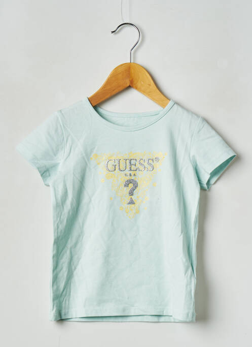 T-shirt bleu GUESS pour fille