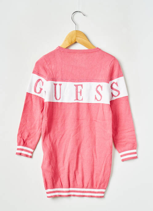 Robe courte rose GUESS pour fille