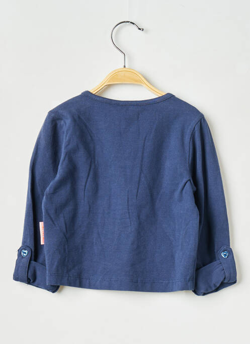 Gilet manches longues bleu NONO pour fille