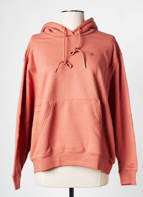 Sweat-shirt orange ADIDAS pour femme