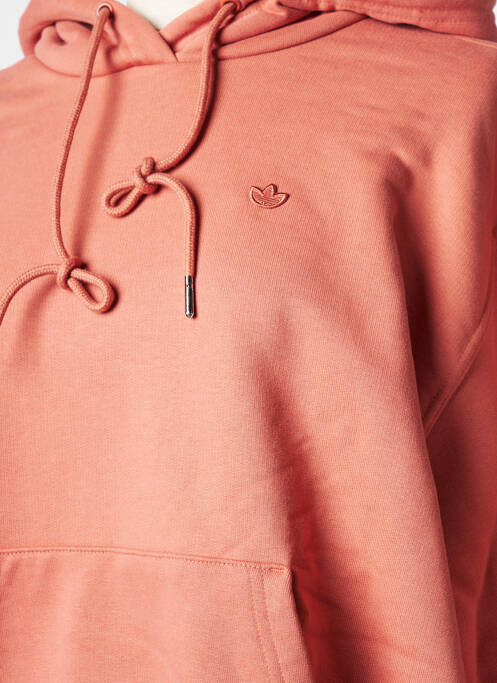 Sweat-shirt orange ADIDAS pour femme
