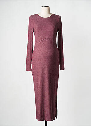 Robe maternité violet MAMA LICIOUS femme