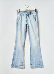 Jeans bootcut bleu PLEASE pour femme seconde vue