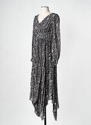 Robe mi-longue noir MICHAEL KORS femme