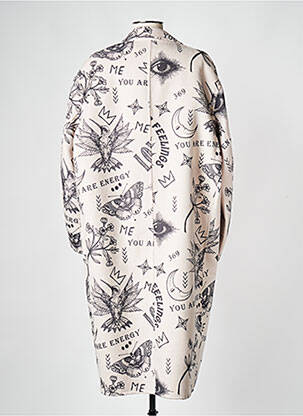 Manteau long beige SACK'S femme