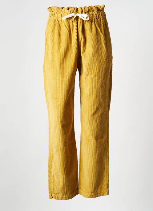 Pantalon droit jaune THE NEW SOCIETY pour femme