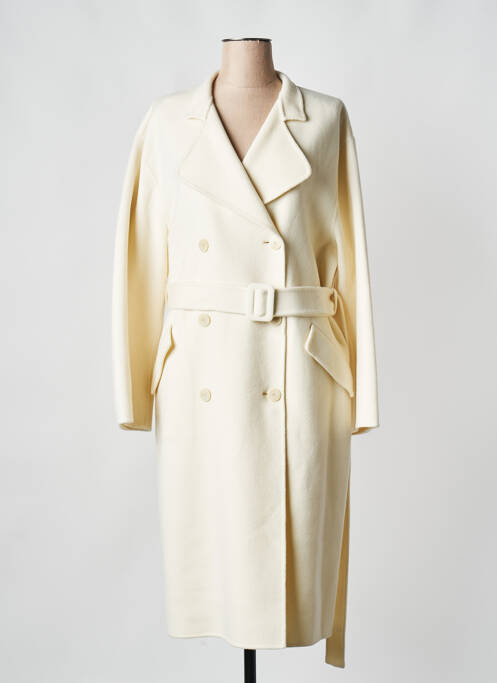 Manteau long beige THEORY pour femme