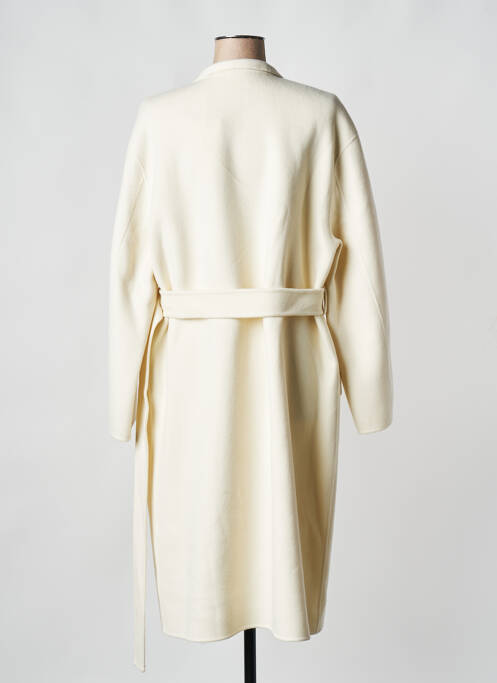 Manteau long beige THEORY femme