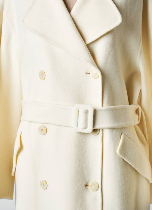 Manteau long beige THEORY femme
