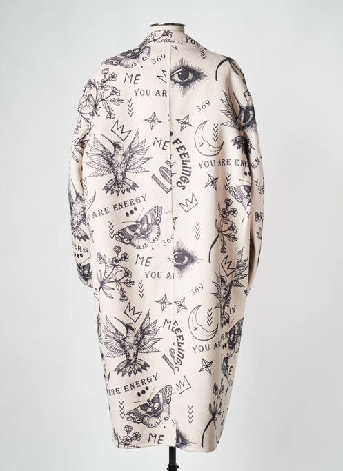 Manteau long beige SAK'S pour femme