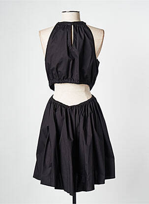 Robe mi-longue noir MICHAEL KORS femme