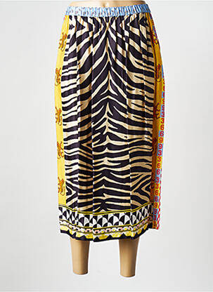 Jupe mi-longue jaune SACK'S femme