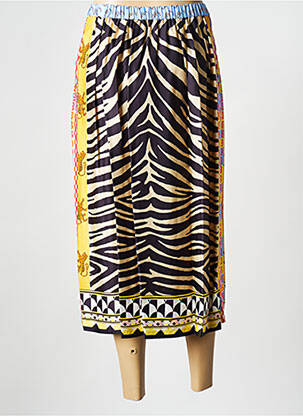 Jupe mi-longue jaune SACK'S femme