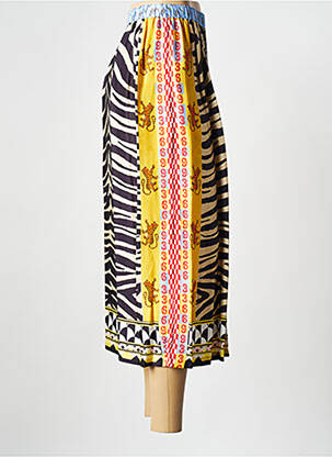 Jupe mi-longue jaune SACK'S femme