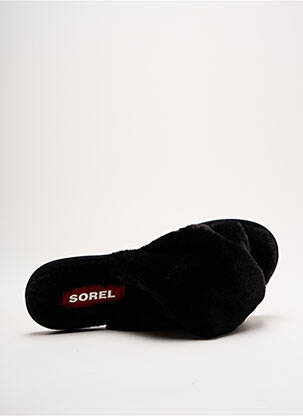 Chaussons/pantoufles noir SOREL femme
