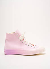 Baskets rose CONVERSE pour femme seconde vue